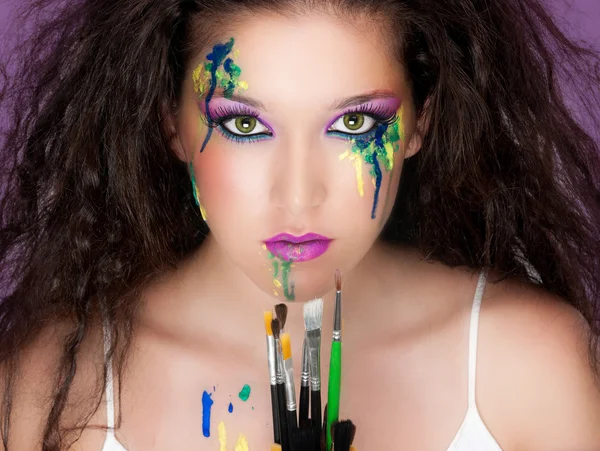 Kosmetisches Make-up — Stockfoto