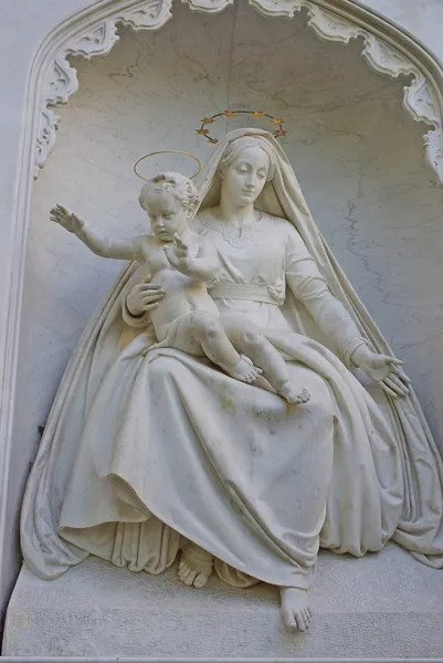 Virgen María madre del niño Jesús Imagen de archivo