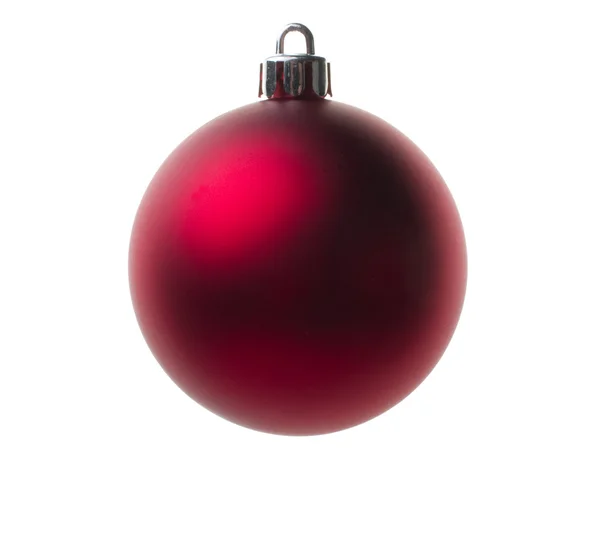 赤いクリスマスボール — ストック写真