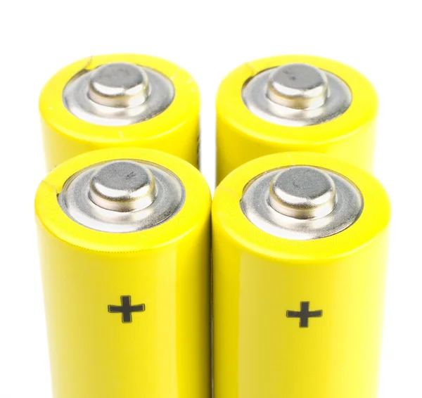 Bateria amarela — Fotografia de Stock