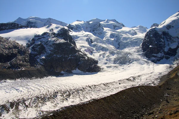 Glaciar Morteratsch — Foto de Stock