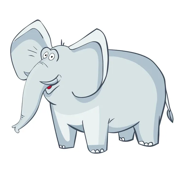 Elefante dos desenhos animados — Fotografia de Stock