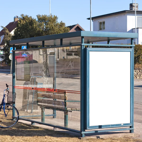 Miejski przystanek autobusowy — Zdjęcie stockowe