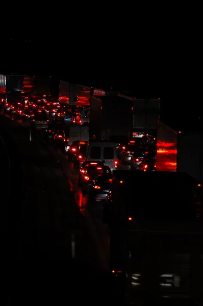 Traffic by night — Stock Photo, Image