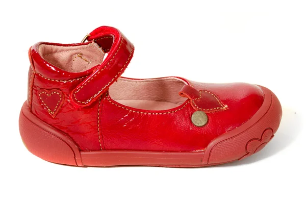 Rode schoen — Stockfoto