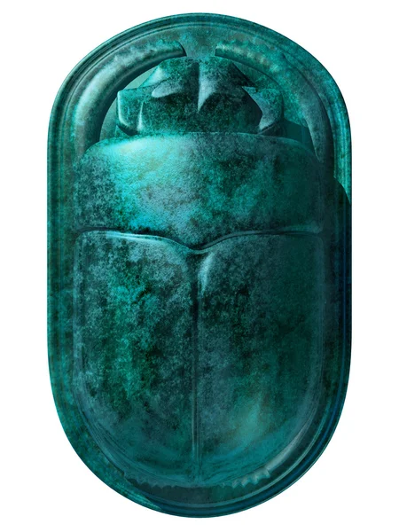 Antika egyptiska scarab skalbagge — Stockfoto