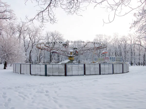 Parc en hiver — Photo