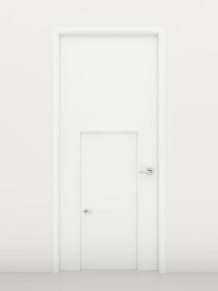 A zárt ajtók. — Stock Fotó