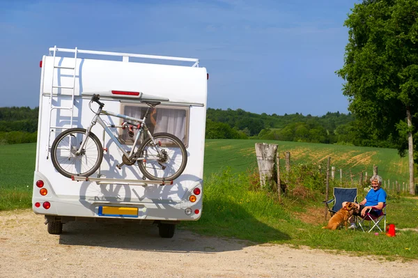 Travel by mobil home — Stock Photo, Image