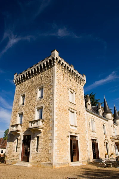 城堡在法国夏朗德 — 图库照片