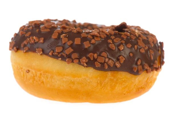 Donut de chocolate único — Foto de Stock
