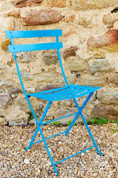 Blauer Stuhl — Stockfoto