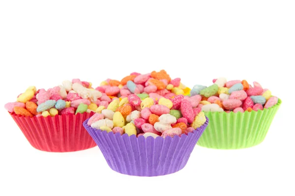 Słodycze w pucharach — Zdjęcie stockowe