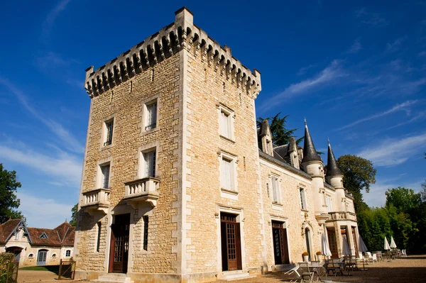 Castelo no Charente francês — Fotografia de Stock
