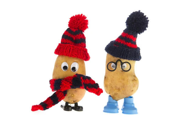Aardappel hoofden — Stockfoto