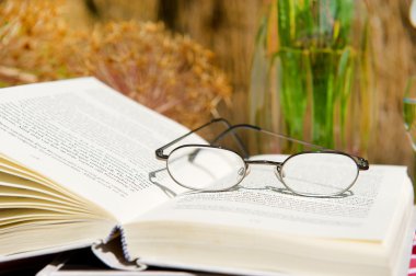 açık bir kitap okuma