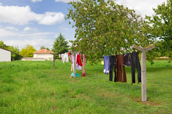 Çamaşırhane asılı — Stok fotoğraf