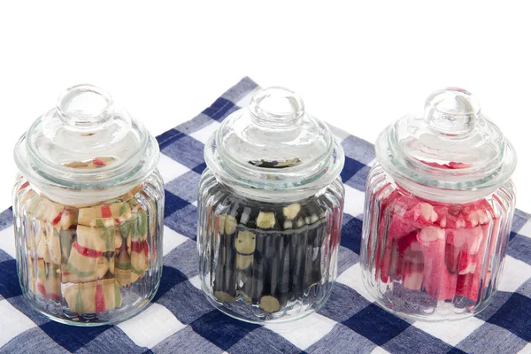 Candy jars — Stock Photo, Image