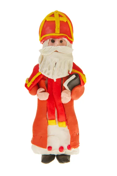 Sinterklaas from clay — Stock Photo, Image