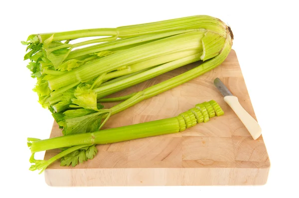 Bourání čerstvého celeru — Stock fotografie