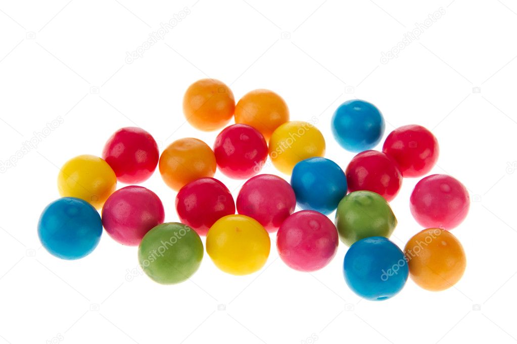 Chewing gum balls