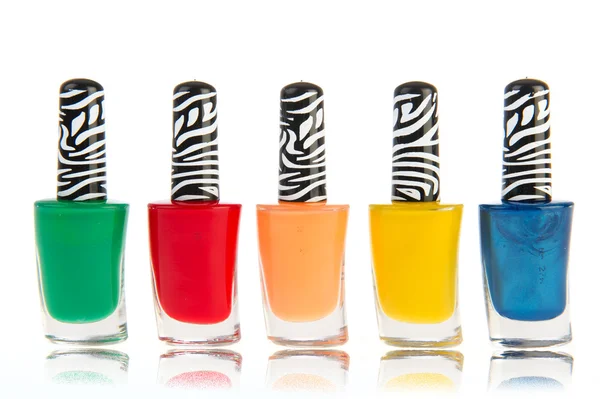 Kleurrijke nagellak — Stockfoto