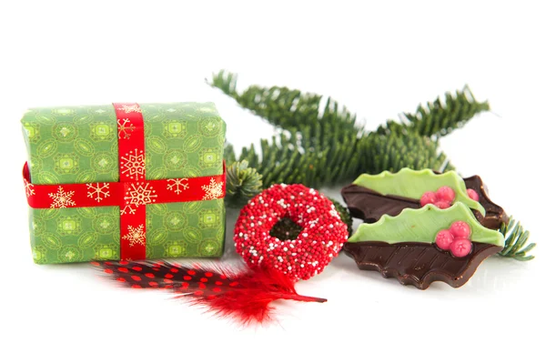 Kerstmis chocolade — Stockfoto