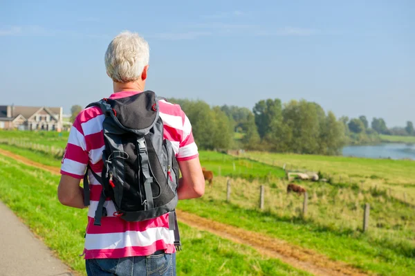 Hiking in Holland — Stock Photo, Image