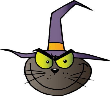 Cat Which Head clipart