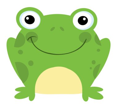 Smiling Frog clipart