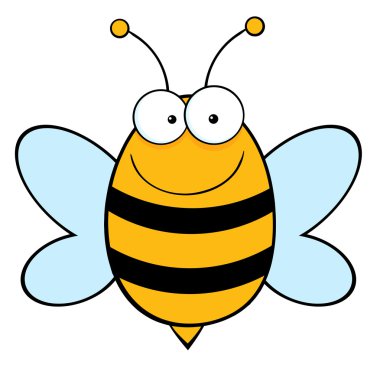 Happy Bee clipart