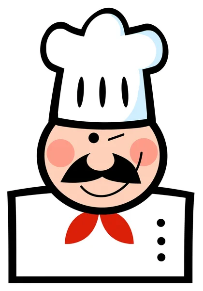 Guiño Chef caucásico — Foto de Stock