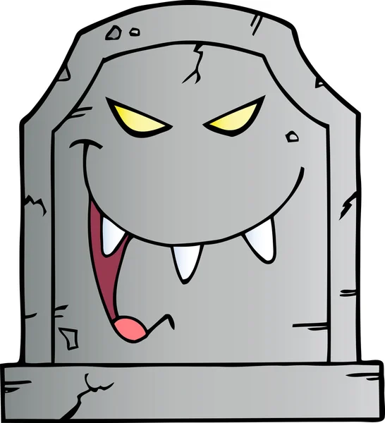 Laughing Evil Headstone — Stock Photo, Image