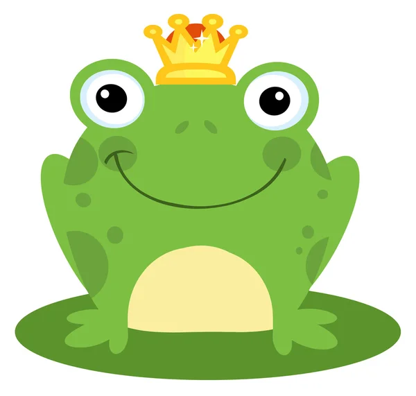 Happy Frog Prince — Stock Photo, Image
