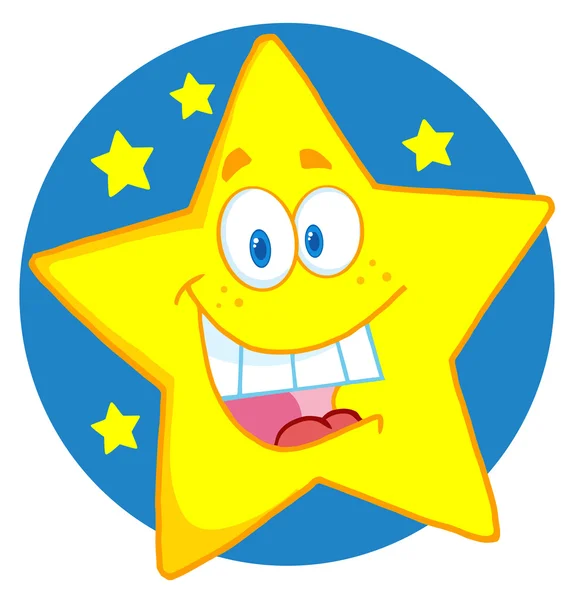 Mutlu yıldız — Stok fotoğraf