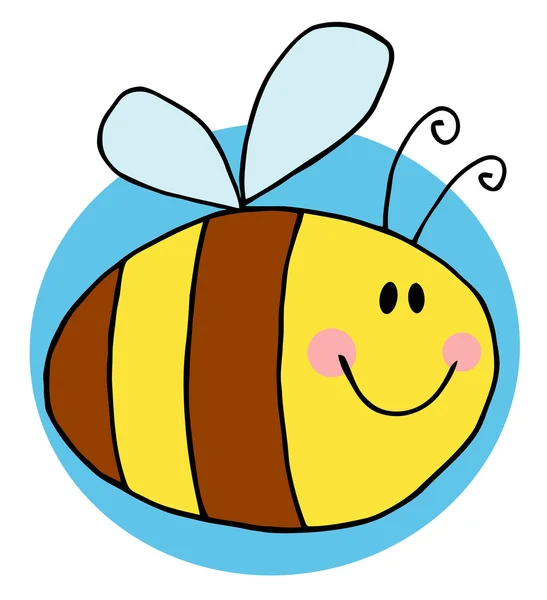 Personagem de abelha voadora — Fotografia de Stock