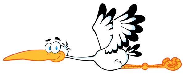 stock image Flying Stork