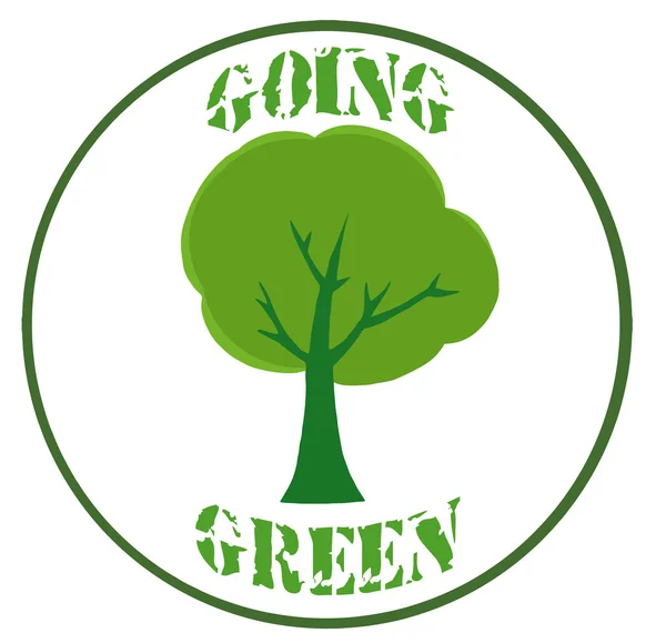 stock image Green Tree Banner