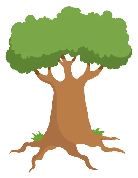 Tree Cartoon Character — Stock Photo, Image