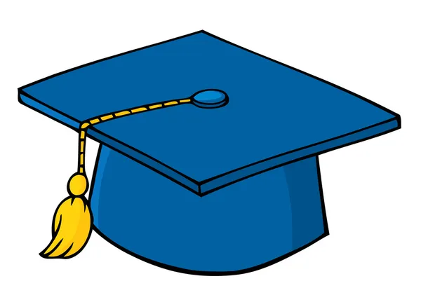 Outlined Graduate Cap With Diploma — Stock Photo © HitToon #7277132