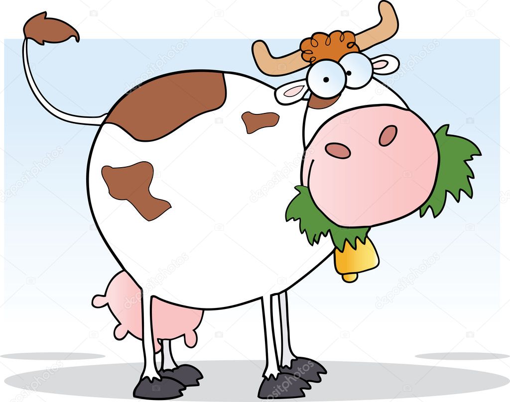 Dairy Cow Cartoon Character