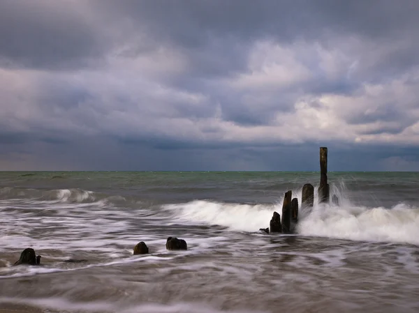 På stranden av Östersjön — Stockfoto