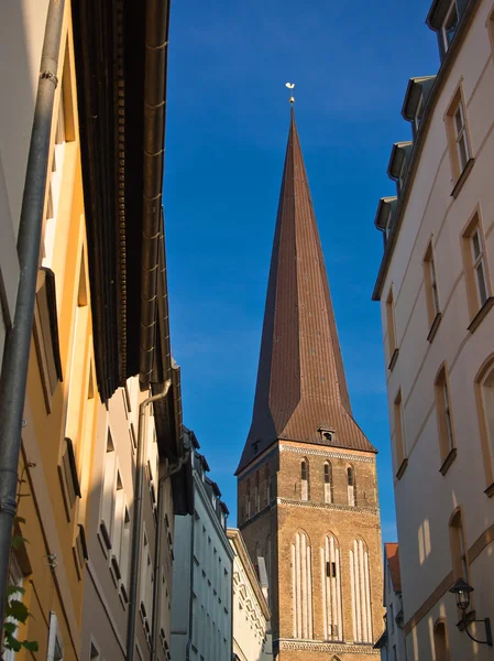 stock image View to the Petrikirche