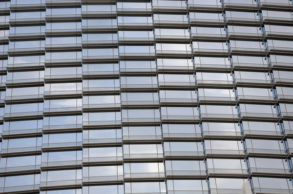 Glass wall of skyscrapper — Stok fotoğraf