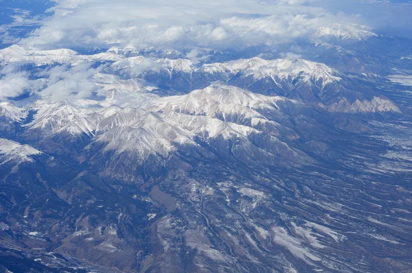 산의 항공 보기 — 스톡 사진