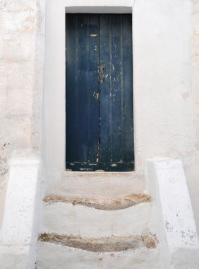 Vintage door and doorsteps