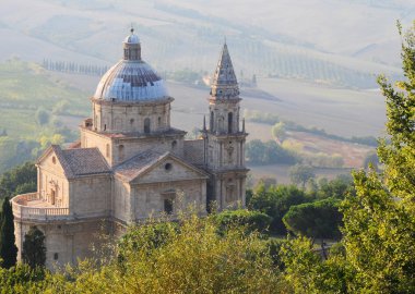 Church in Tuscany clipart