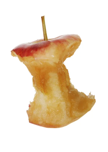 赤いリンゴの芯 — ストック写真