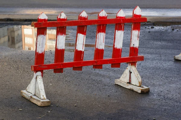 Small road barrier — Stock Photo, Image