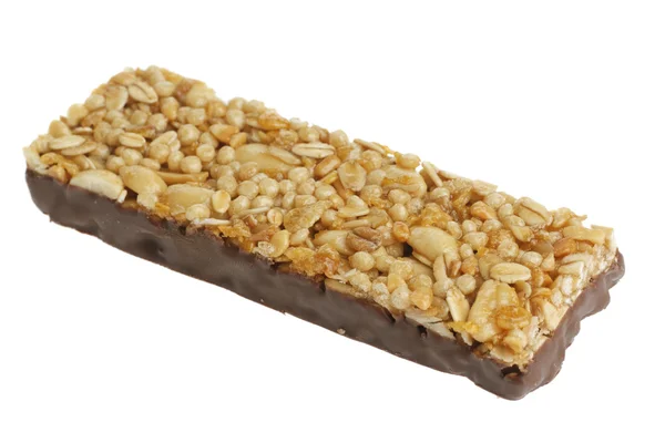 Barra de cereales con chocolate — Foto de Stock